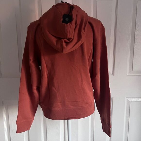 Allbirds R&R Cotton Blend Hoodie Sweatshirt in Terracotta Medium - Picture 8 of 11